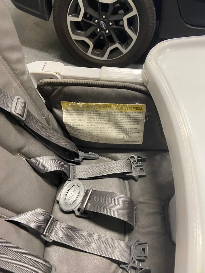 Joovy Nook High Chair, Compact Fold, Swing Open Tray, Charcoal - Image 3 of 4