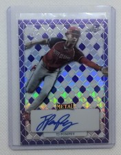 2022 LEAF METAL PERFECT GAME NATIONAL SHOWCASE TJ POMPEY 12/20 PURPLE AUTO 