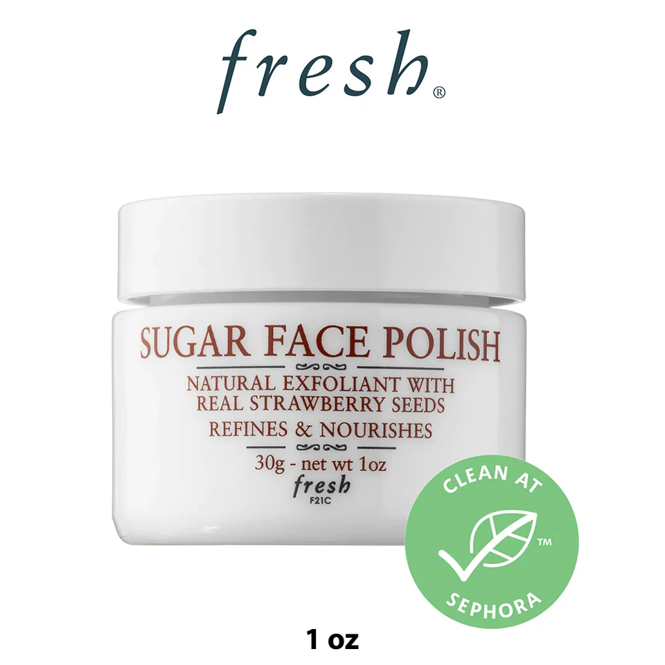 Fresh Sugar Face Polish Exfoliator Mini, Two-in-One Face Scrub and Mask (1 oz) - Image 2 of 3