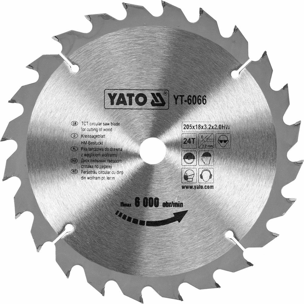 Circular Saw Blade HM Equipment 205 X 