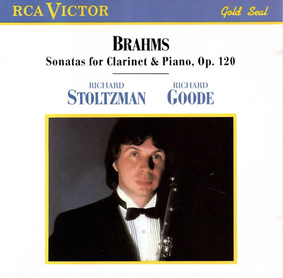 Brahms SONATAS FOR CLARINET & PIANO  Stoltzman Goode | exzellent (C294)