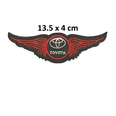 Toyota Auto Sport Logo aufbügeln aufnähen Racing bestickt Patch Jacke Jeans Kleidung
