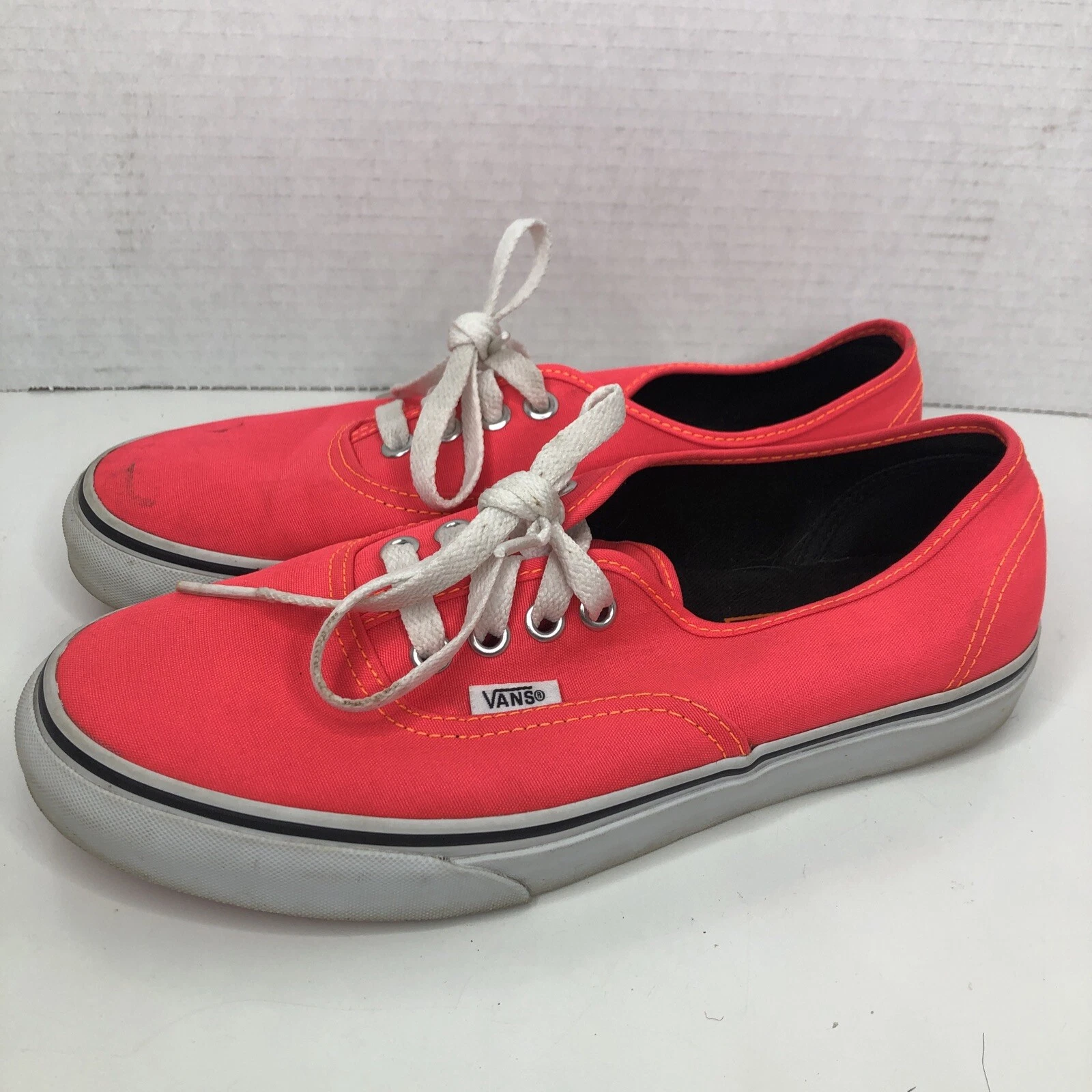 SNEAKERS VANS "Off The Wall" TB8C rosse taglia UOMO 5 5 donna 7 stringate