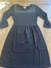 Old Navy Black With Sequins Sweater Dress Sz S