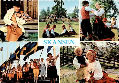 Skansen, Stockholm, Giovanni Trimboli, Mogens Didrichsen, ESSELTE GRA Postcard
