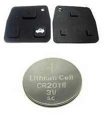 REMOTE KEY FOB RUBBER 2 & 3 BUTTONS REPAIR KIT BATTERY FOR TOYOTA SEQUOIA SIENNA