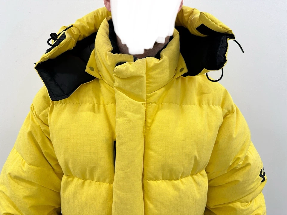 Chaqueta acolchada amarilla vintage de los 90 de Schott NYC rara para hombre talla S Foto 4 de 4