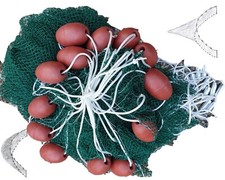 Zugnetz 4-50m mit/ohne Fangsack, #10mm Fischernetz Schleppnetz Sperrnetz Zucht