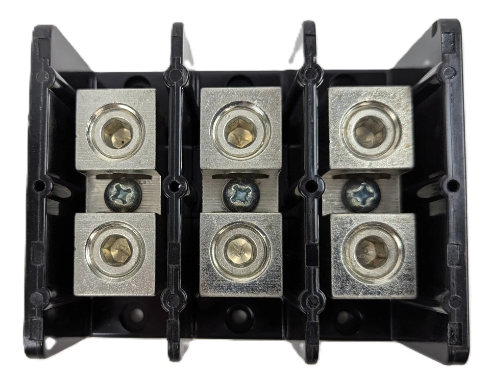 Marathon 1433126 Power Terminal Block with Barriers 3 Position 600V 310A NEW - Image 3 of 4