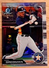 Alex Bregman /499 🍀- 2019 Bowman Chrome - Refractor - Astros
