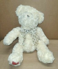 Vintage Dakin Fluffy White Teddy Bear Moveable Arms  Legs Plush Stuffed Animal