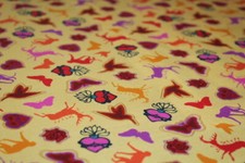 FRIDA Kahlo Motif Art Artist Fabric Fat Quarter FQ 18" x 22" 100 COTTON Mexico