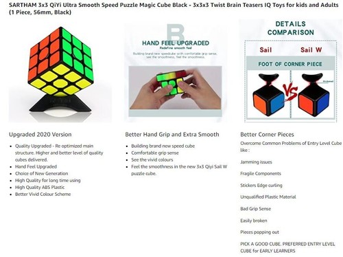 Mind Cube Toys 3x3 Mind Magic Game Classic Fun Kids Adults Magic Puzzle 8+ Qiyi - Picture 12 of 17