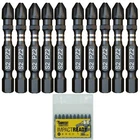 10x 50mm SabreCut PZ2 Impact Drill Driver Screwdriver Bits Set POZI PROFESSIONAL