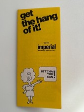 Vintage DIY Guide Pamphlet “Get the Hang of It!” With Imperial Wallcoverings