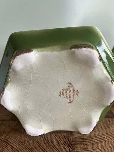 2er Set Vintage Mayfayre Keramikkrüge mit Obstmuster - Bild 4 von 7