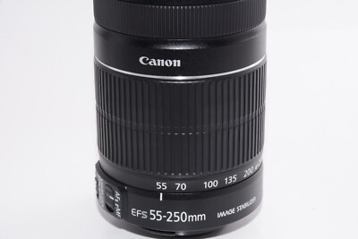 N.MINT] Canon EF-S 55-250mm F/4-5.6 IS II Lens From JAPAN #j7549