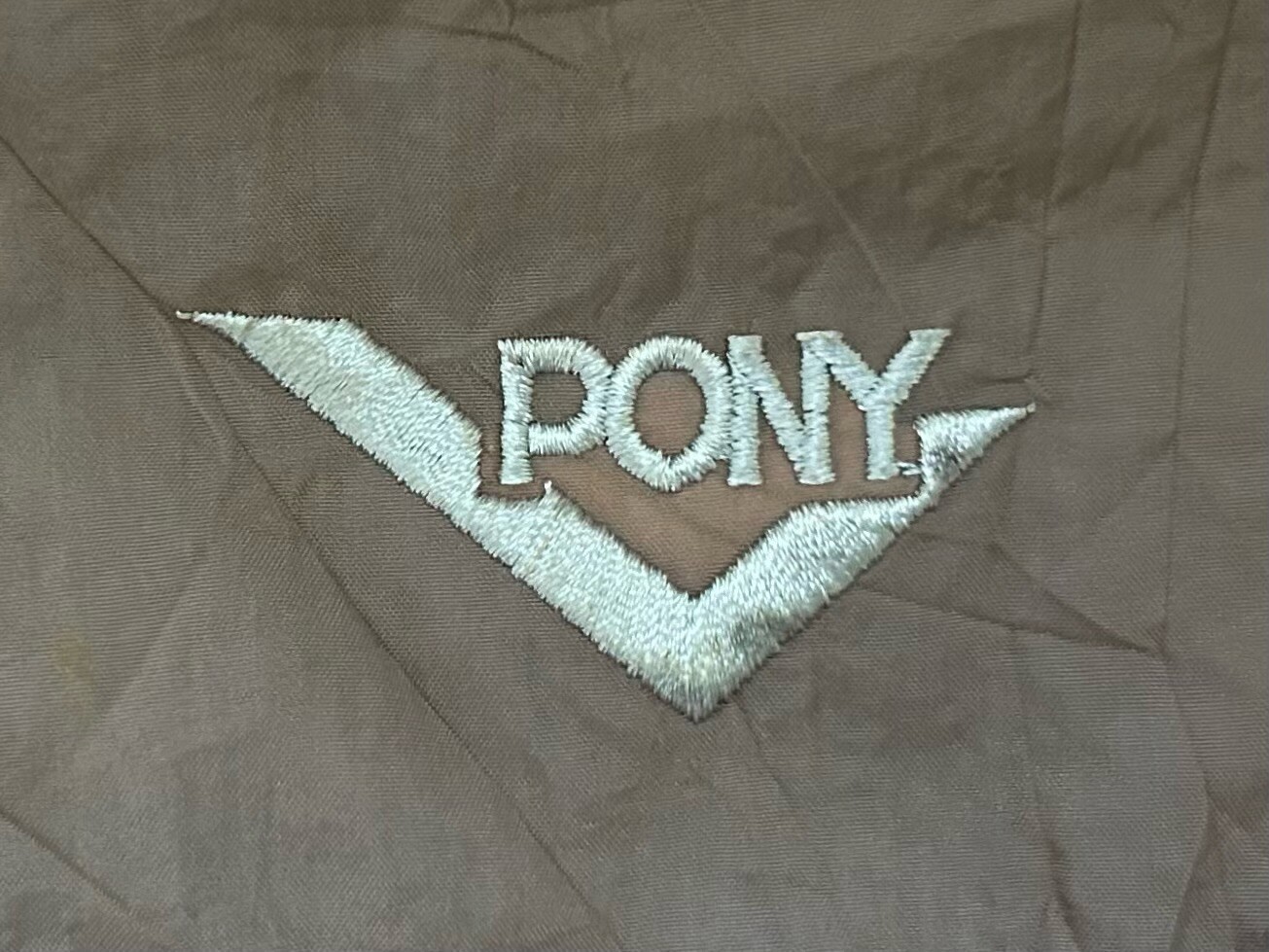 giacca a vento vintage PONY donna taglia small fondo di magazzino nuova con etichetta anni 80