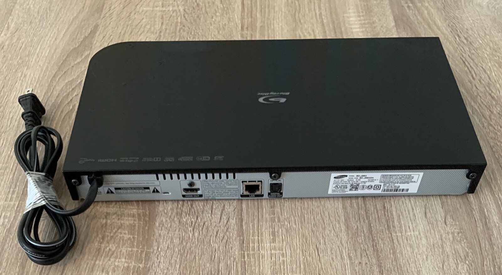 SHIPS SAME DAY Samsung BluRay DVD Player BDJM63 Doesn’t Work Parts Or