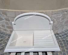 LAVANDINO LAVABO LAVELLO VASCA DA CUCINA ESTERNO PER GIARDINO IN CEMENTO / MARMO