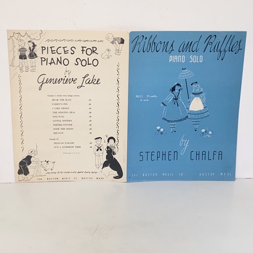 Vintage 1946 Bänder und Rüschen Klavier Solo Noten von Stephen Chalfa - Bild 9 von 13