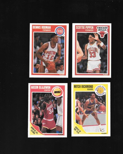 1989-90 Fleer Complete Set Hi Grade (180-cards) Basketball Trading Cards NBA - Bild 2 von 13