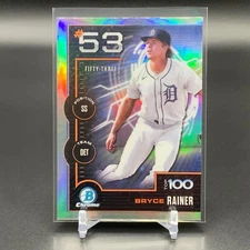 2025 Bowman Chrome Bryce Rainer Top 100 Refractor TTC3409