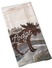 Moose Lodge Kitchen Dish Towel Set of 3 Cabin...