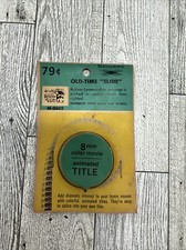 Vintage Sawyers 8mm Color Movie Animated Title NOS
