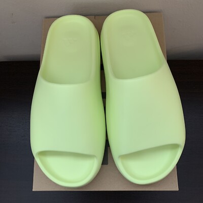 Adidas Yeezy Slide Glow Green - ORIGINAL RELEASE - Mens US Size 12