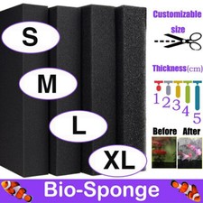 Almohadilla de espuma de esponja biofiltro para pecera de acuario algodón bioquímico biológico