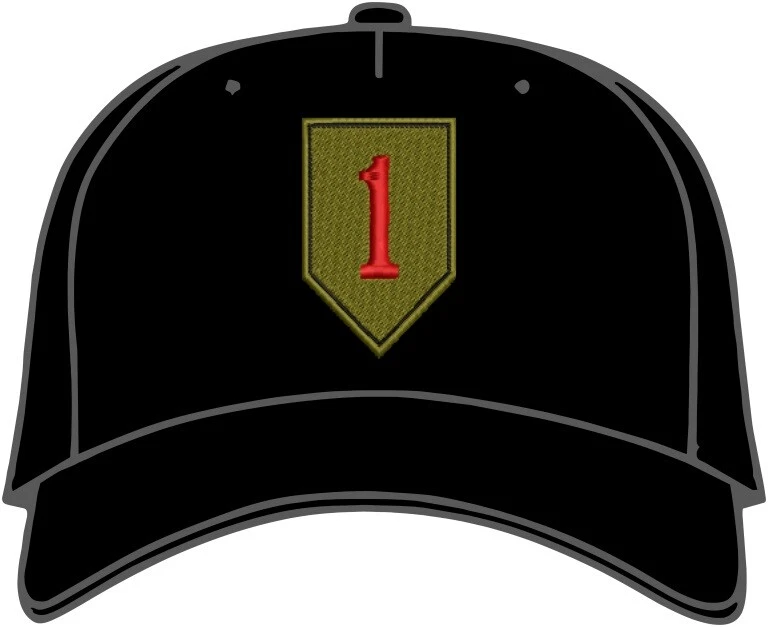 US Army 1st Infantry Division (Customized) Embroidered Hat - Image 2 of 3