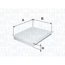 MAGNETI MARELLI Innenraumfilter Aktivkohlefilter für Mercedes-Benz M-Klasse W163