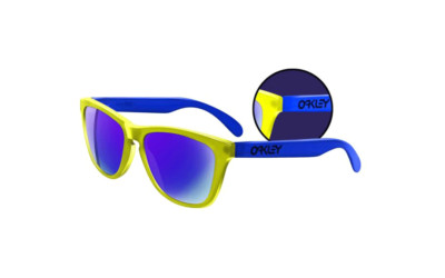 Oakley FROGSKINS Limited Edition Blacklight Yellow Blue w