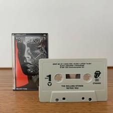 THE ROLLING STONES Tattoo You 1986 CASSETTE Album Rolling Stones Records 40502