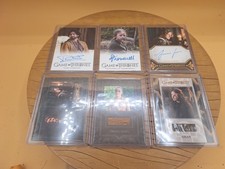 GAME OF THRONES 6 Card Lot Of Autographs And Threads 