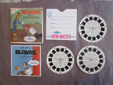 1966 BLONDIE AND DAGWOOD VIEW MASTER 3 REEL SET PACKET NO. B 537