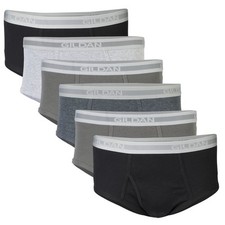 Gildan Men's Underwear Briefs, Multipack, Grey/Black 6-Pack , 2X-Large
