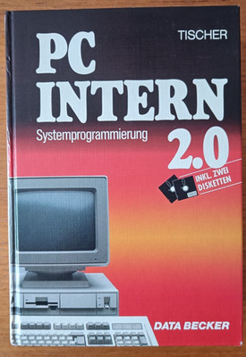 Data Becker PC Intern 2.0 Systemprogrammierung Tischler Vintage 1988 2 Disketten