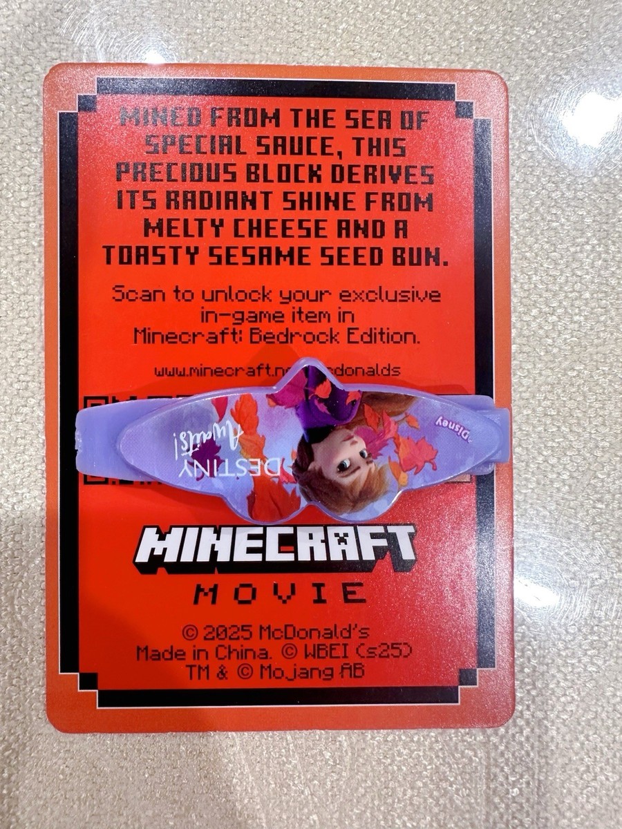 ONLY CODE] MCDONALD'S 2025 SKIN MINECRAFT Add On Unused Code