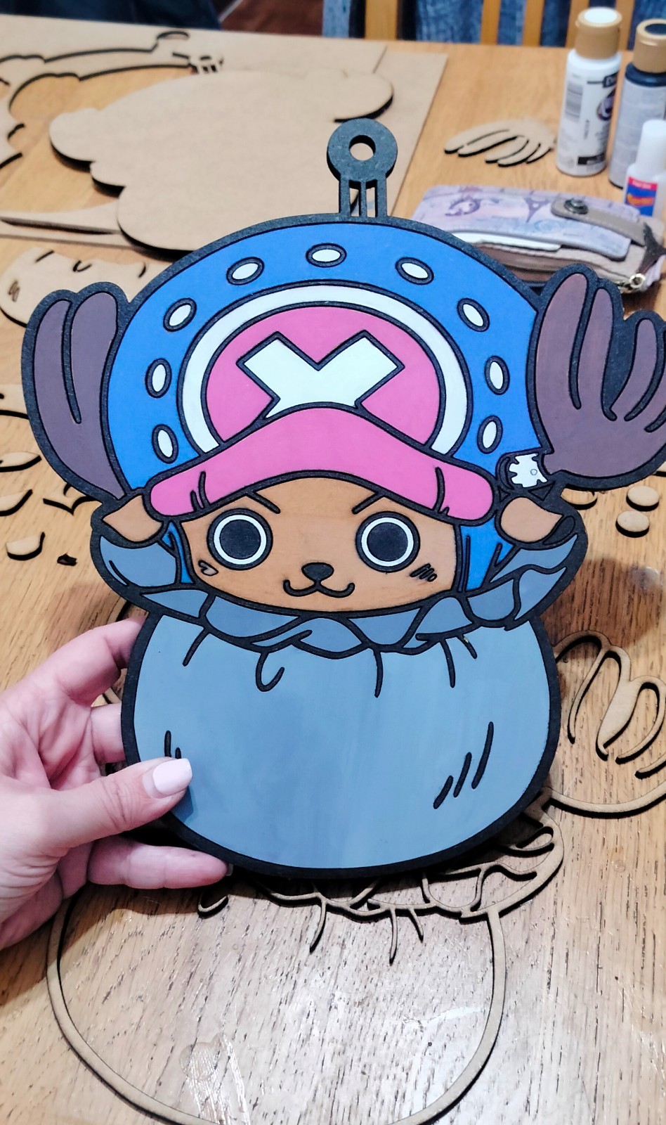 Cartel madera Chopper One Piece
