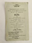 1918 antique WWI 18th CO 4th MECHANICS REGT AIR SERV france THANKSGIVING MENU  — photo 1