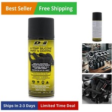 0 High-Temperature Silicone Coating Spray - Black, 1 CAN