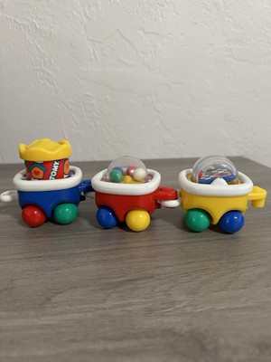 Vintage Tomy Train Set 1992 Toddler Infant Toy Train 3 Piece
