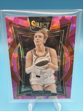 2025 Panini Select Marina Mabrey Pink Cracked Ice Concourse #71 Connecticut Sun