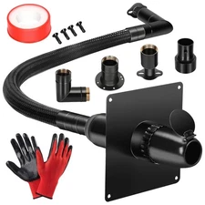 2025 Upgrade Generator Exhaust Extension Silencer Kit with Three Universal Ad...