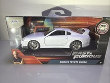 Jada NEW Fast And Furious Brian s Toyota Supra White 1/32 New In Box