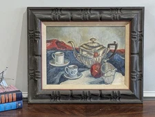 18" x 23.5" Texas Estate Collection Vintage Framed Still Life Painting by Harvey