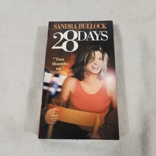 Vintage Factory Sealed 28 Days Sandra Bullock VHS Cassette Tape