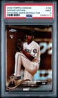 2018 Topps Chrome Shohei Ohtani Pitching #150 Sepia Refractor Rookie PSA 9